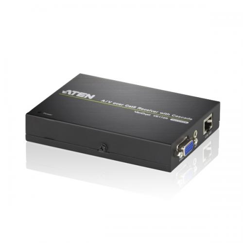 ATEN VE172R 映像媒体分かち合う変速機器/エクステンダー用VGA/オーディオ受信システム（カスケード繋ぎ合わせる相応う、1280x1024@150m）