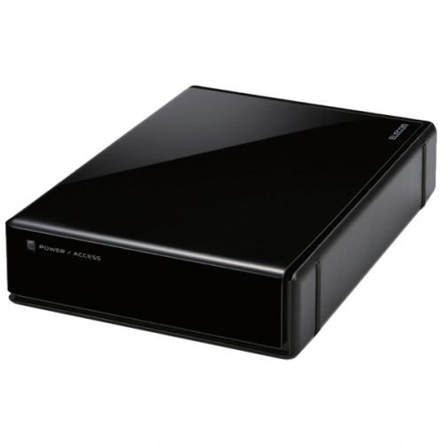 ELECOM ELD-EEN020UBK USB3.0外付けハードディスク ハードウェア暗号化 パスワード保護 2TB e:DISK Safe Desktop