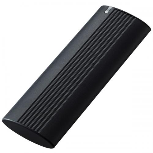 ELECOM ESD-EH0250GBK 外付けSSD ポータブル USB3.2(Gen2)対応 Type-C 250GB ブラック