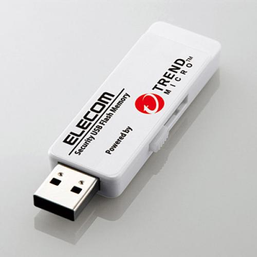 ELECOM MF-PUVT308GA1 ウイルス対策セキュリティUSB3.0メモリ(トレンドマイクロ)/8GB/1年ライセンス｜ISダイレクト店