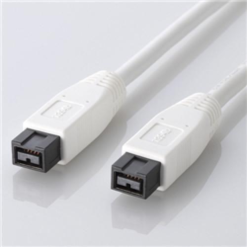 767円 セール開催中最短即日発送 ELECOM IE-991WH IEEE1394b FireWireケーブル 9pin-9pin 1.0m
