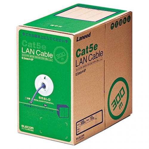 ELECOM LD-CT2/PU300/RS RoHS対応LANケーブル/CAT5E/300m/パープル/簡易パッケージ｜ISダイレクト店