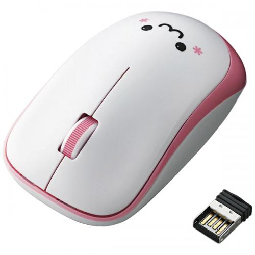 ELECOM M-IR07DRSPN IRマウス ENELOシリーズ 静音ボタン 無線 3ボタン 省電力 ピンク