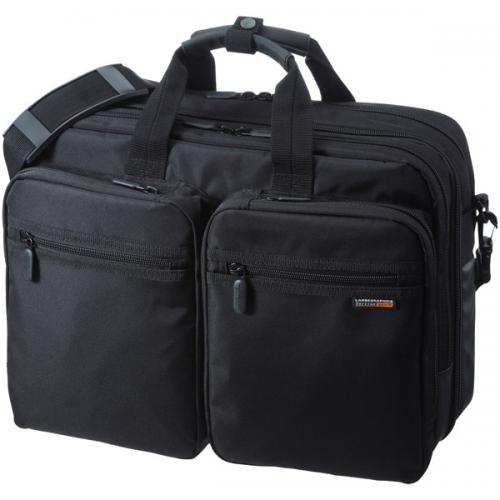 サンワサプライ BAG-3WAY21BK 3WAYビジネスバッグ（15.6インチワイド・ブラック・出張用）