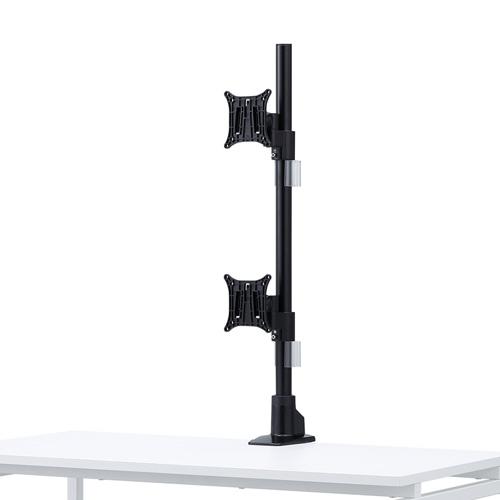 サンワサプライ CR-LA1503BK 水平多関節液晶モニタアーム（上下2面） 11,710円