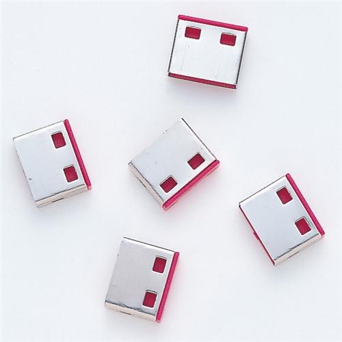 サンワサプライ SL-46ROP-50 SL-46-R用取付け部品（レッド）（50個入り）