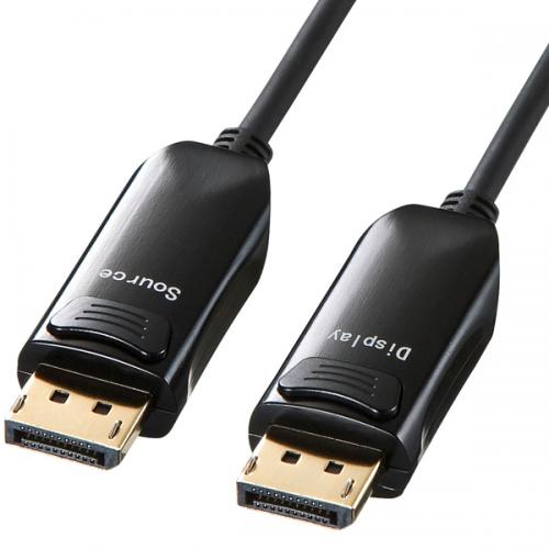 サンワサプライ KC-DPFB200 DisplayPort光ファイバケーブル(ブラック・20m)