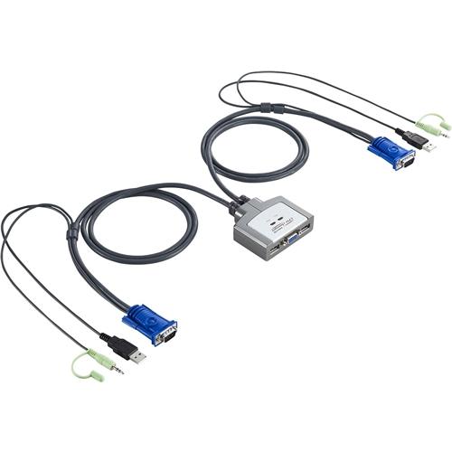 サンワサプライ SW-KVM2AUUN パソコン自動切替器（2：1）｜ISダイレクト店 7,461円