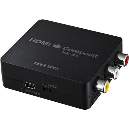 サンワサプライ VGA-CVHD3 HDMI交通信号コンポジットうつり変わり変換器
