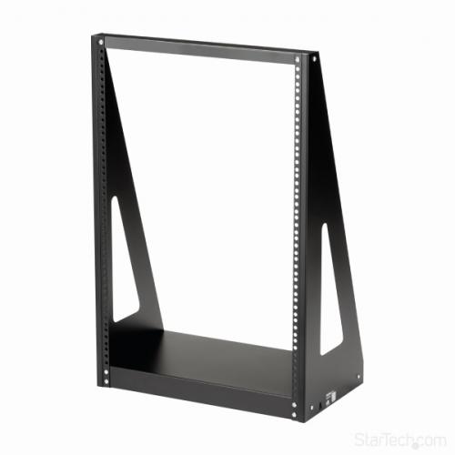 StarTech.com 2POSTRACK16 2ポストオープンフレーム型サーヴァー仕合わせ(掛け目型)16U総耐荷重160kg