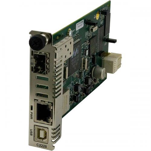 Transition C2220-1040 SFPあき場所拡張スロット/10/100/1000Base-T(RJ-45)/100BaseSFP