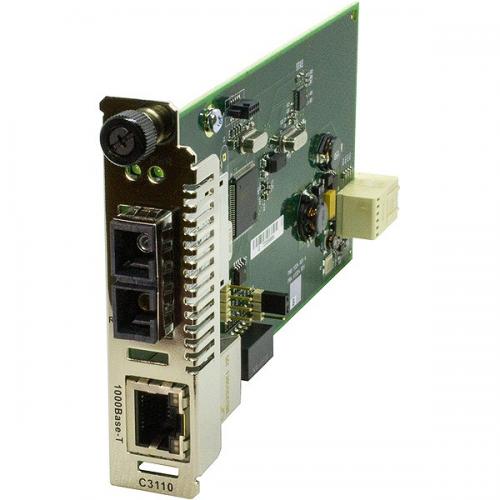Transition C3110-1014 1000Base-LX/1000Base-T(RJ-45)/SC/シングル流行り物/1310航空マイル/10粁