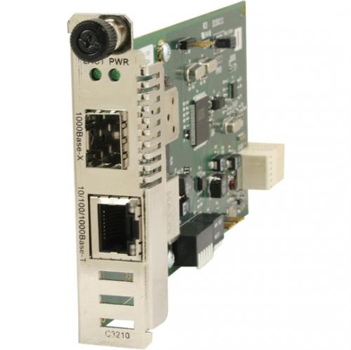 Transition C3210-1040 SFPあき場所拡張スロット/10/100/1000Base-T(RJ-45)/SFP