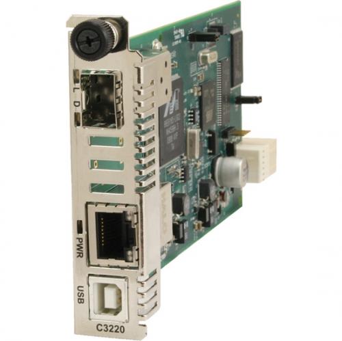 Transition C3220-1040 SFPあき場所拡張スロット/10/100/1000Base-T(RJ-45)/SFP