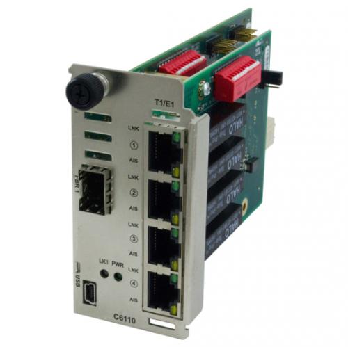 Transition C6110-1040 SFPあき場所拡張スロット (4) RJ48