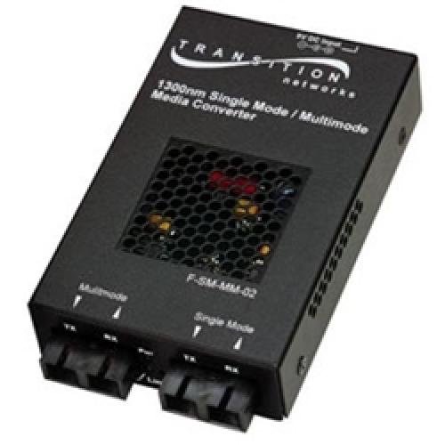 Transition F-SM-MM-02 100-155Mbps(SC、MMF、2粁、1300航空マイル)/100-155Mbps/SC/SMF/1310航空マイル/20粁
