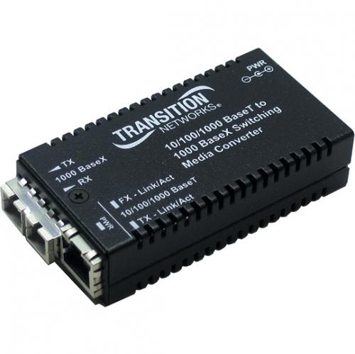 Transition M/GE-PSW-SX-01 1000Base-SX/10/100/1000Base-T(RJ-45)/850航空マイル/SC/マルチ流行り物/220m