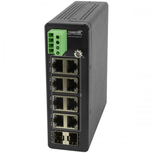 Transition SISTP1040-382B-LRT (8)10/100/1000BASE-T PoE/PoE+(RJ-45)[100m] (2)100/1000 SFP（あき場所）