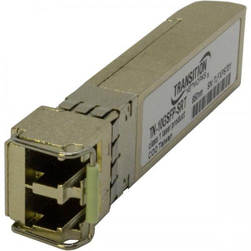 Transition TN-10GSFP-SRT 10GBase-SR/SW SFP+ with DMI 850航空マイル multimode (LC)