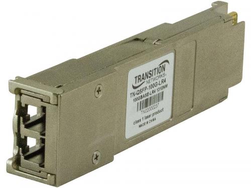 Transition TN-QSFP-100G-LR4 QSFP28 100GBase-LR4 1295航空マイル 1300航空マイル 1304航空マイル 1309航空マイル single mode (LC) [10粁] with DMI