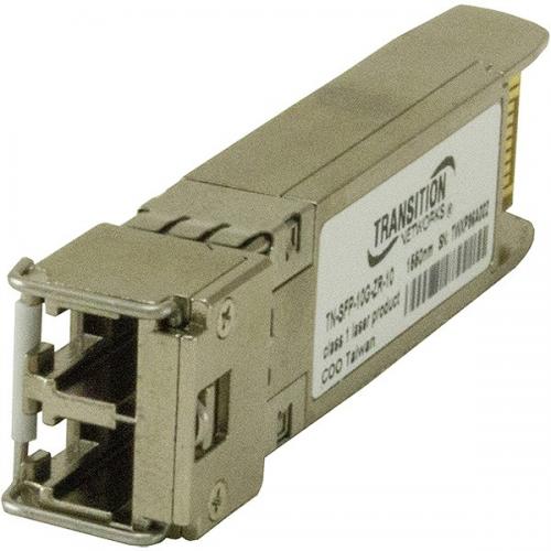 Transition TN-SFP-10G-ZR-10 10GBase-ZR SFP+ with DMI 1550航空マイル single mode (LC) [100粁] Cisco Compatible