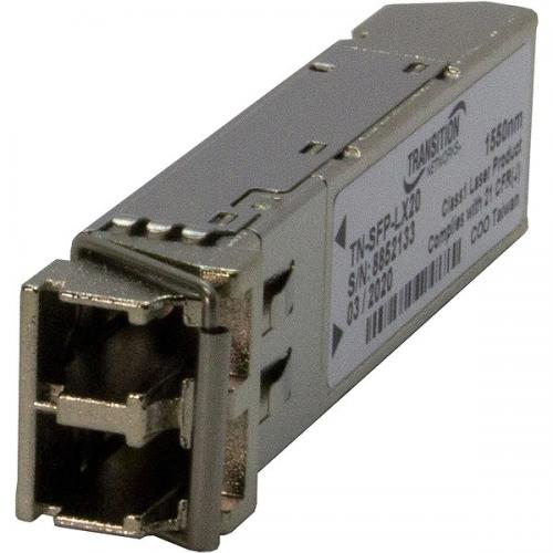 Transition TN-SFP-LX20 Gigabit Ethernet Small Form Factor Pluggables 1000Base-LX/LC/SMF/1550航空マイル/200粁