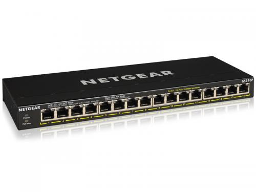 NETGEAR GS316P-100AJS PoE+相応う(115W) ギガビット16界面 アンマネージスイッチ