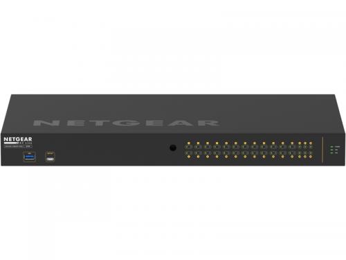 NETGEAR GSM4230P-100AJS ProAV向けPoE+相応う (300W) 1G界面×26 SFP拡張スロット×4 フルマネージスイッチ