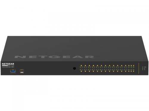 NETGEAR GSM4230PX-100AJS ProAV向けPoE+相応う (480W) 1G界面×26 SFP+拡張スロット×4 フルマネージスイッチ