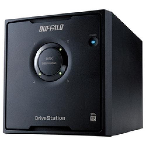 BUFFALO 固定ディスク-QL12TU3/R5J 運転ステイション RAID 5相応う USB3.0用 外後ばらいHDD 4運転 12肺結核