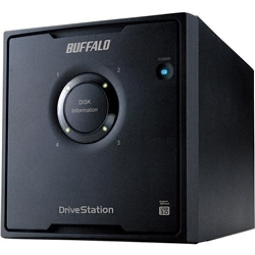 BUFFALO 固定ディスク-QL8TU3/R5J 運転ステイション RAID 5相応う USB3.0用 外後ばらいHDD 4運転 8肺結核
