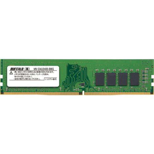 BUFFALO MV-D4U2400-B8G パソコン4-2400（DDR4-2400）相応う 288Pin DDR4 SDRAM DIMM 8GB
