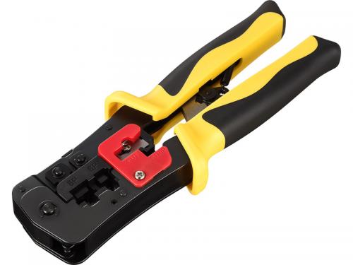 BUFFALO BLTK8 4 ラチェット付LANコネクターかしめ工具 8P8C 6P4C