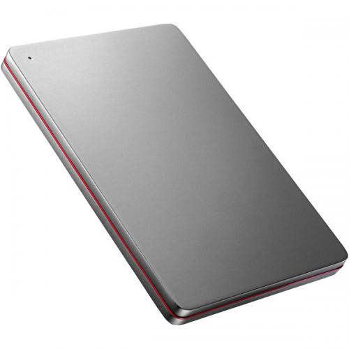 I-O DATA HDPX-UTS2K USB3.0/2.0対応ポータブルハードディスク「カクうす」 2TB Black×Red