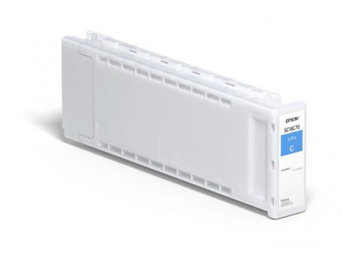 EPSON SC18C70 SureColor用 インクカートリッジ/700ml（シアン）｜ISダイレクト店