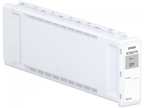 EPSON SC26GY70 SureColor用 インキ薬莢/薄墨色（700ml）