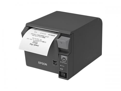EPSON TM702UD242 サーマルレシートプリンター/80粍/USB/向こう正面取りまわし/靉靆たる薄墨色