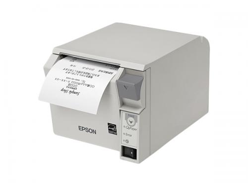 EPSON TM702US201 サーマルレシートプリンター/80粍/USB・禾穀類/向こう正面取りまわし/クールホワイト