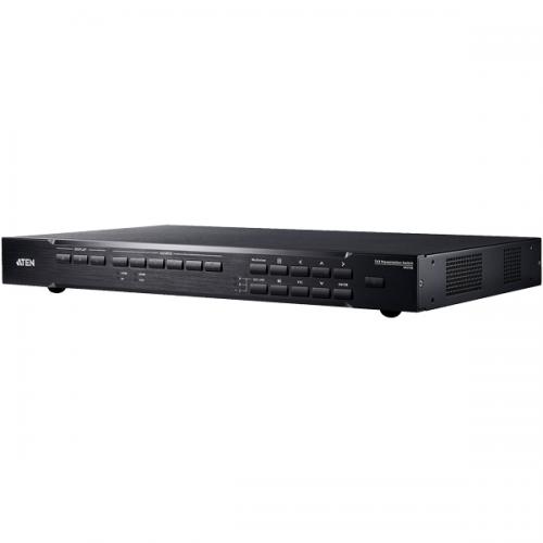 ATEN VP2730 7インプット3最終生産物プレゼンマトリックスシームレススイッチャー（スケーラー/オーディオミキサー内蔵、ストリーミング/HDBaseT相応う）