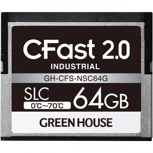 ＷＥＢ限定カラー有 【新品/取寄品/】CFast2.0 SLC 0〜70℃ 64GB GH-CFS