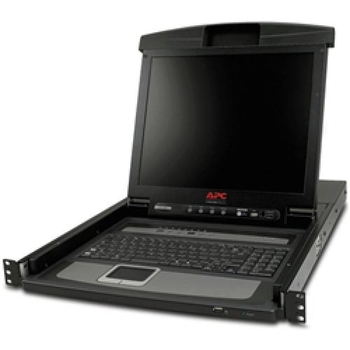 シュナイダーエレクトリック(旧APC) AP5808 17 Rack LCD Console English US with Integrated 8 Port Analog KVM Switch｜ISダイレクト店