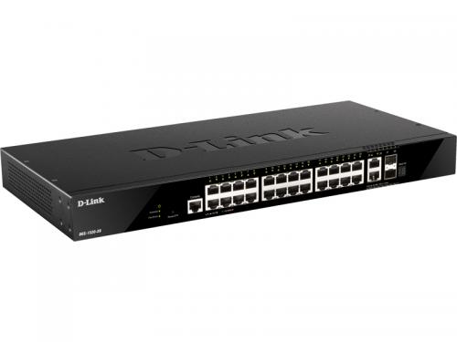 D-Link(ディーリンク) DGS-1520-28/A1 DGS-1520-28 ギガビットL3スタッカブル かっこ良いPro取り替えっこ、10/100/1000BASE-T界面×24、1000/10G BASE-T×2、10G SFP+拡張スロット×2、日本語グラフィカルユーザーインターフェイス
