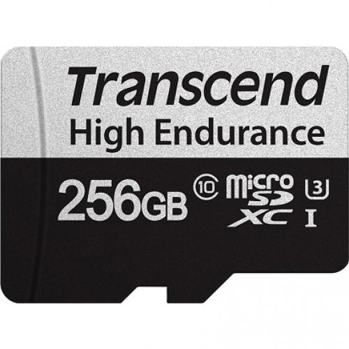 Transcend TS256GUSD350V 高耐久 microSDXC Class10 UHS-I U3 256GB (SD歌留多取り替えっこアダプター付き添い人)