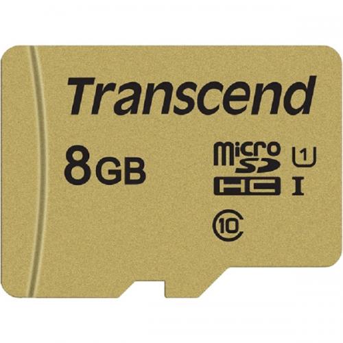 Transcend TS8GUSD500S microSDHCカード Class10 UHS-I U1 MLC搭載 8GB (SDカード変換アダプタ付き) 6,688円