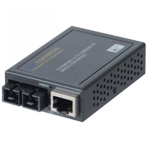 日本テレガートナー MCT-100BTFC ミニサイズ ファストイーサ・メディアコンバータ 10 100BaseTX to 100BaseFX(マルチモード、SC、1310nm)
