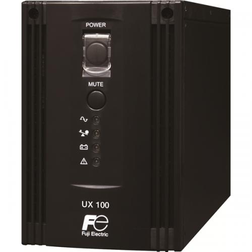 富士電機 PET501J1CA HFP UPS 無停電ワット数とり備える UX100 (500VA) 0.5kVA 常時商用給電 正弦波 小型 薄型 軽さ 500VA / 350W 0.5kVA