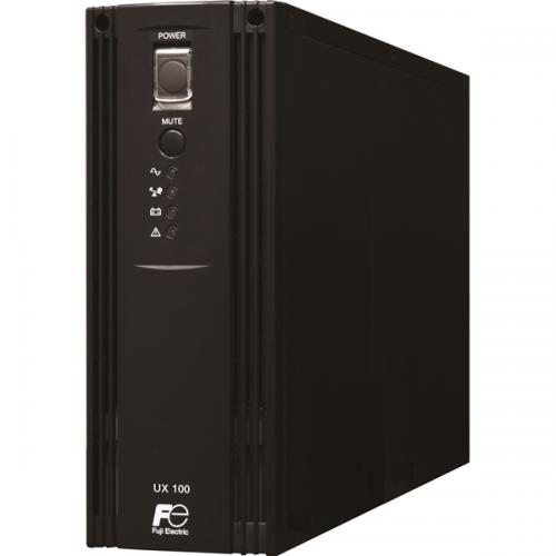 富士電機 PET751J1CA HFP UPS 無停電ワット数備えつける UX100 (750VA) 0.75kVA 常時商用給電 正弦波 小型 薄型 軽さ 750VA/525W パソコン・周辺機器-PCアクセサリー