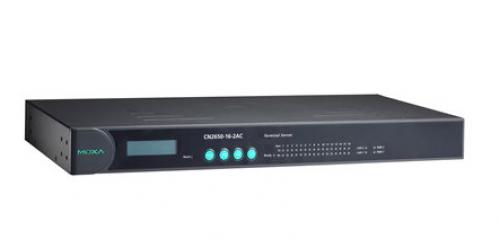 MOXA CN2650I-16/JP 16界面 RS-232C/422/485 デュアルローカルエリアネットワーク停留所サーヴァー、2KV孤立化