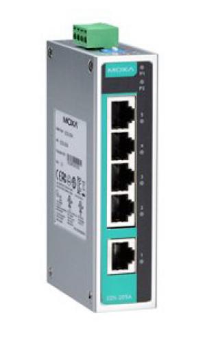 MOXA EDS-205A-T アンマネージドスイッチ、5xRJ45、T青写真