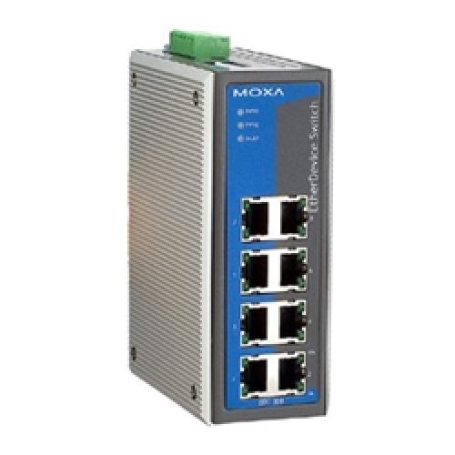 MOXA EDS-308-T EtherDevise Server 8ポート10/100BaseTx （広稼動耐温度）｜ISダイレクト店